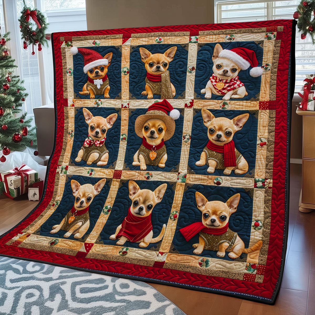 Naughty Chihuahua SR1608008CL Quilt