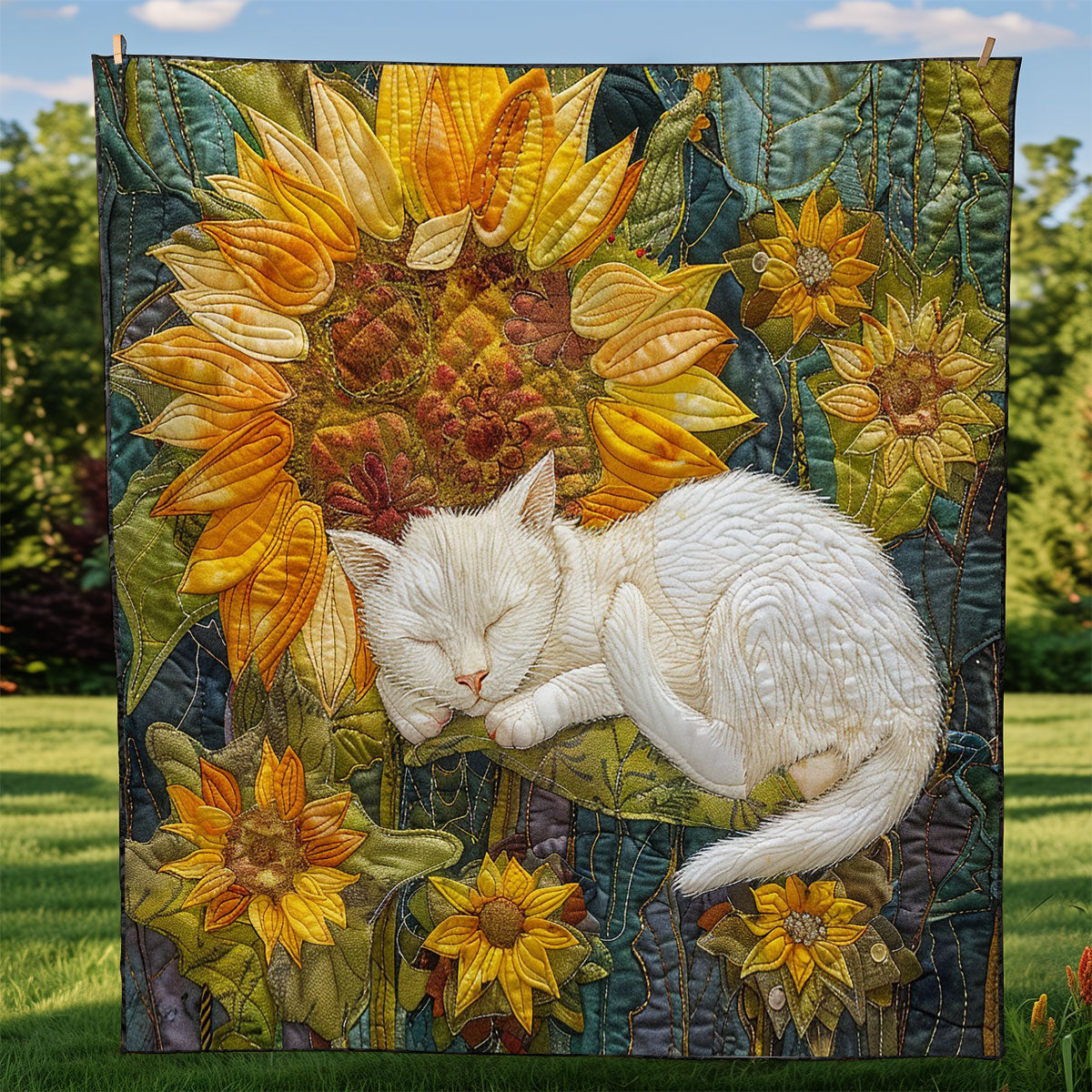 Nice Sleeping Face Cat WM2308047CL Quilt
