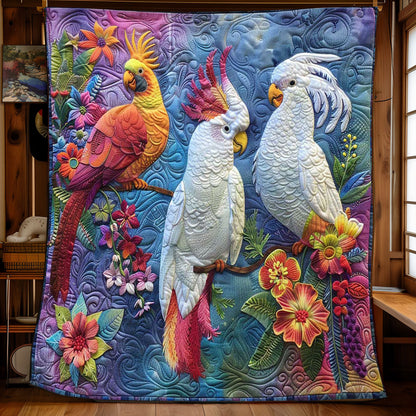 Parrots' Garden Extravaganza WN2408109CL Quilt