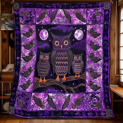 Purple Owl Guardian WN2408138CL Quilt