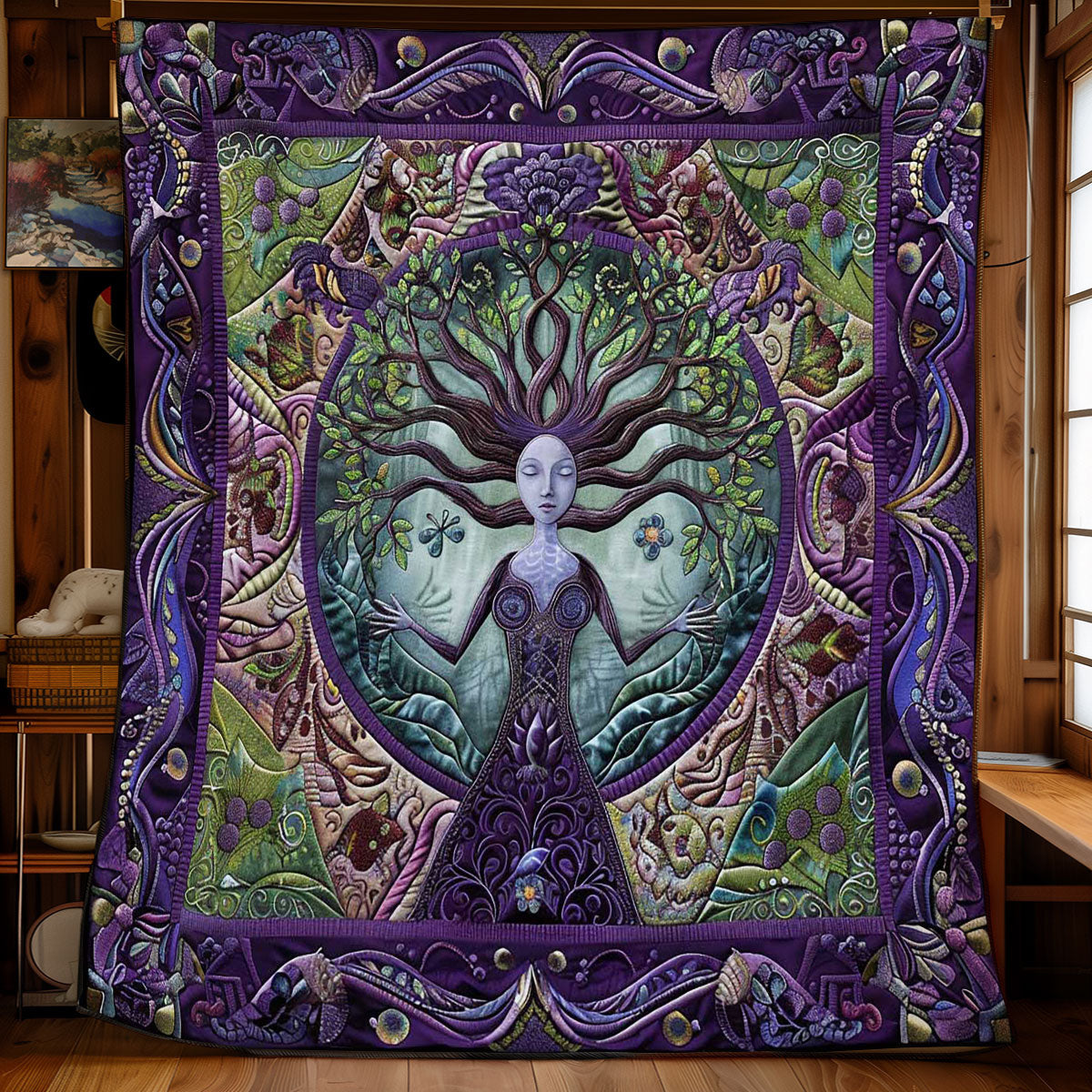 Purple Soul Tree WN2408147CL Quilt