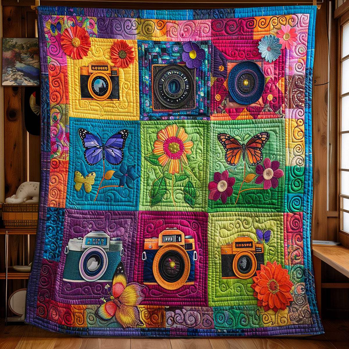 Radiant Butterfly Camera Magic WN2408061CL Quilt