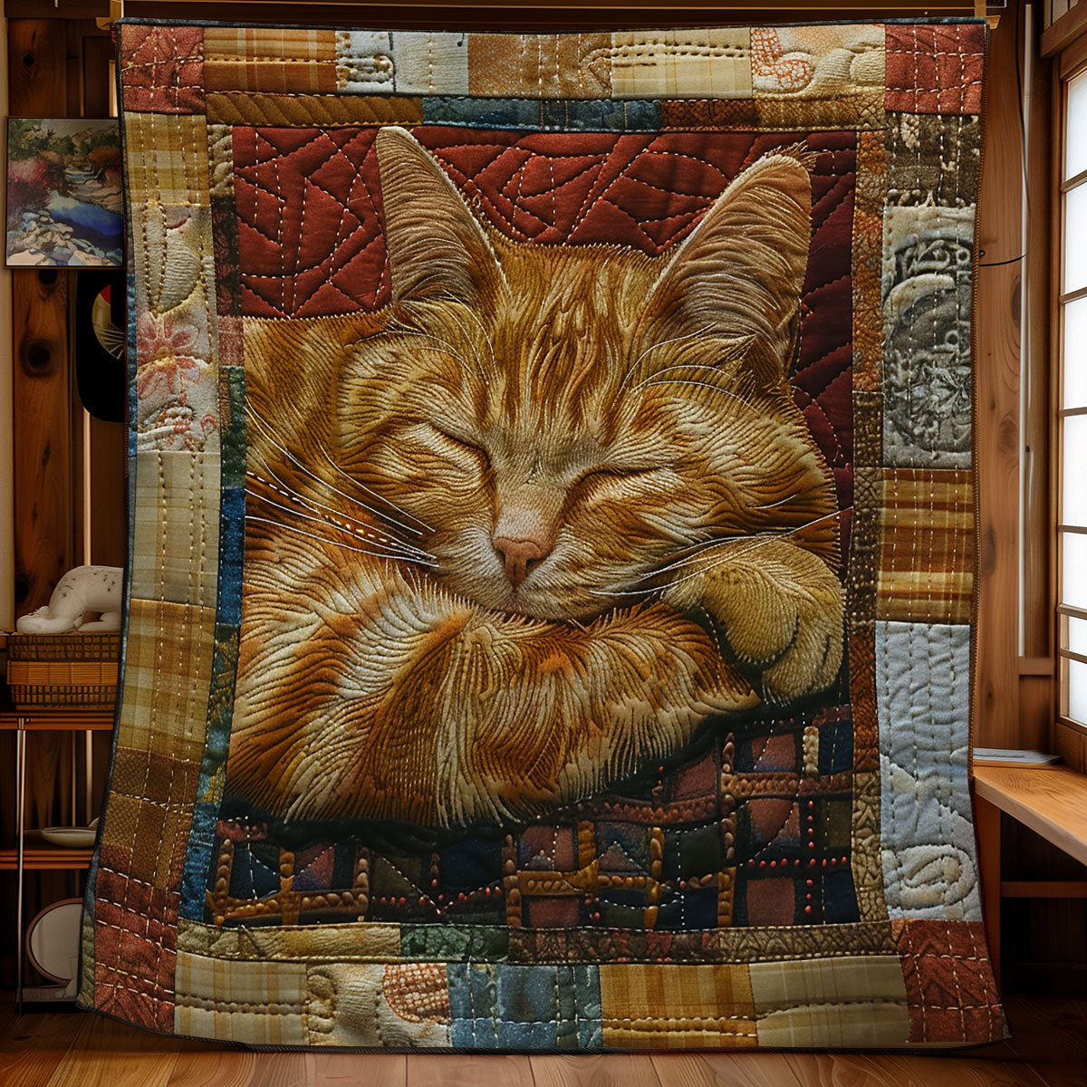 Sleepy Cat WN2208003CL Quilt