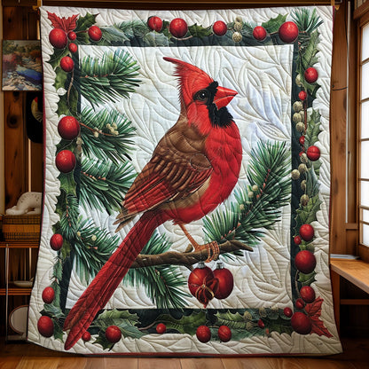 Snowy Cardinal WN2208043CL Quilt