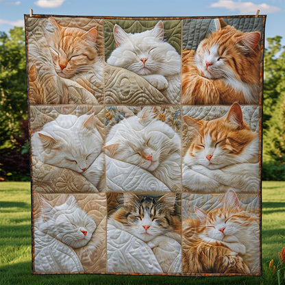 Soft Cat Sleeping WM2908016CL Quilt