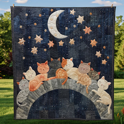 Starry Cartoon Cat WM2808051CL Quilt