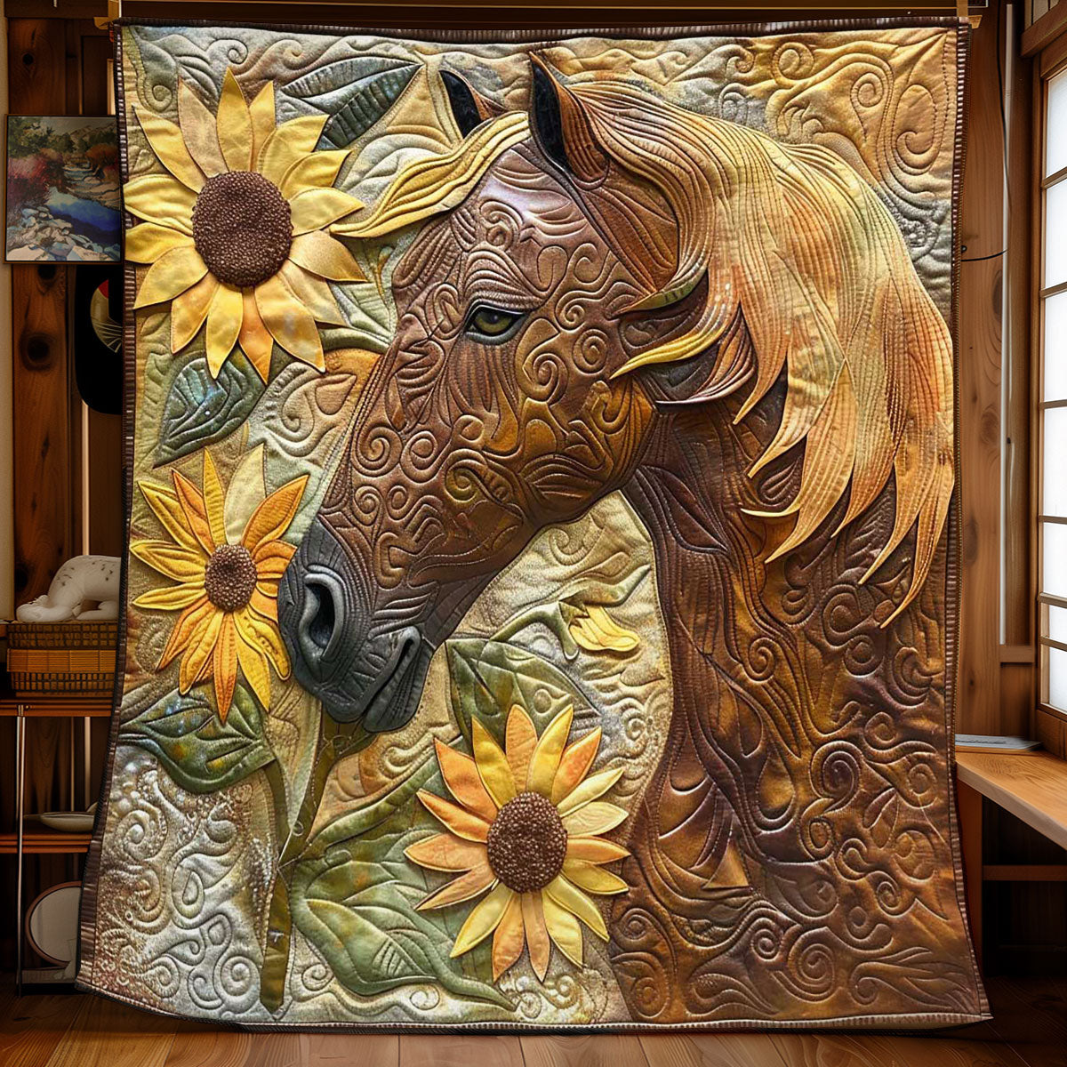 Sunshine Horse WN2108048CL Quilt