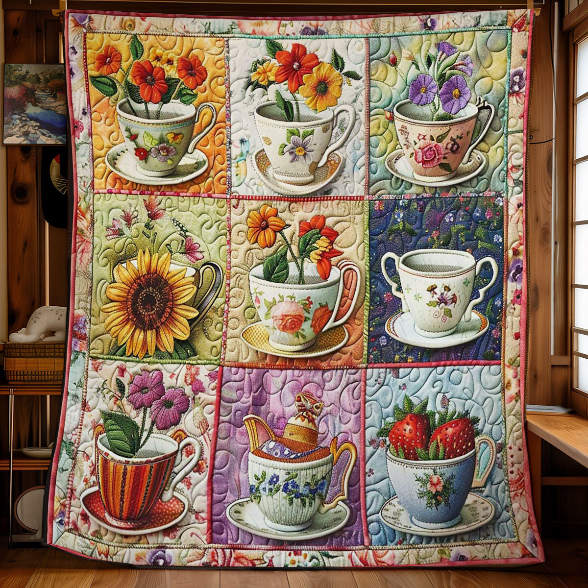 Tea Garden Elegance WN2708012CL Quilt