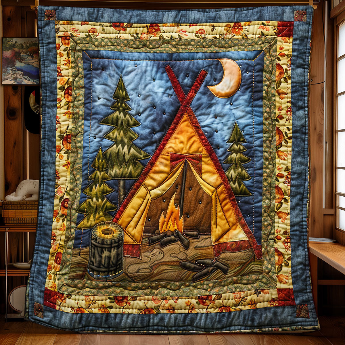 Tent And Fire WN2208076CL Quilt