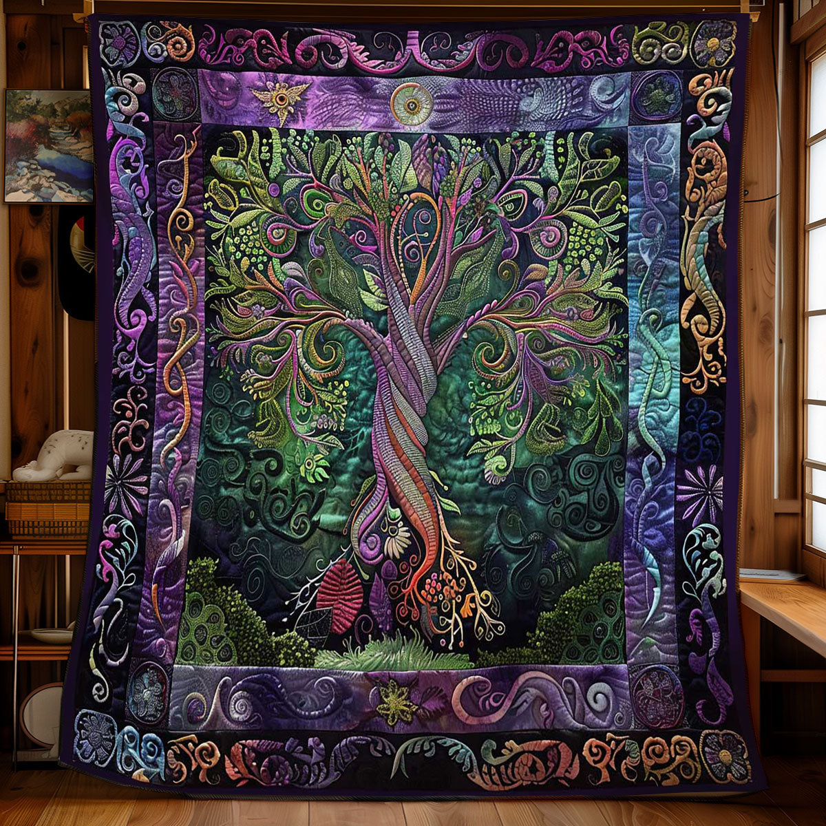 Tree Of Sacred Growth WN2408160CL Quilt