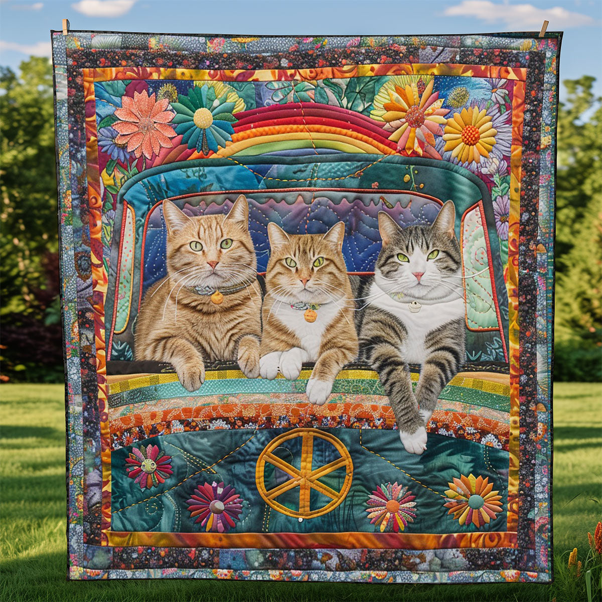 Trip Cat WM2408042CL Quilt