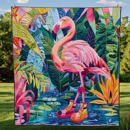 Tropical Flamingo WM2908042CL Quilt