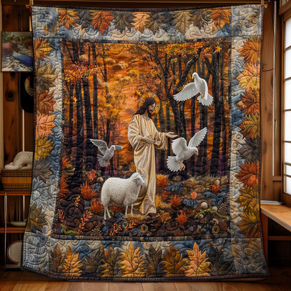 Trust In Jesus Light WN2808003CL Quilt