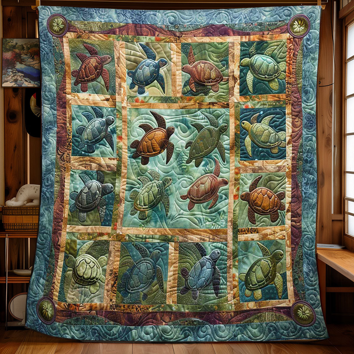 Turtle Drift WN2108068CL Quilt