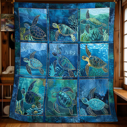 Turtle's Marine Paradise WN2408131CL Quilt