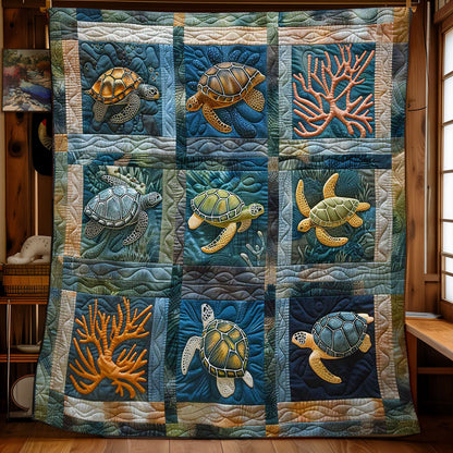 Turtle's Reef Sanctuary WN2408124CL Quilt