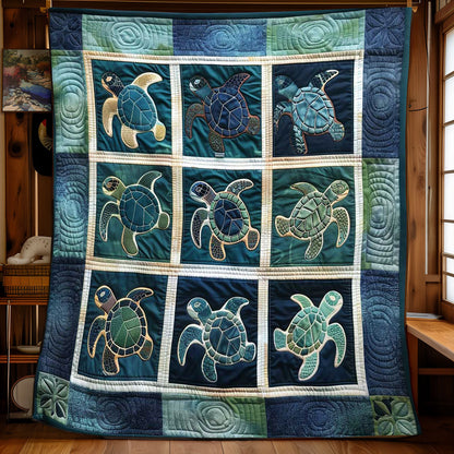 Turtles' Cozy Retreat WN2408068CL Quilt