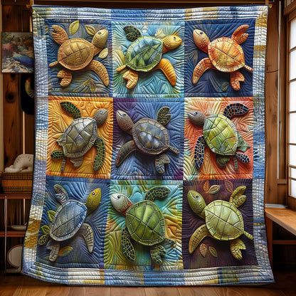 Turtles' Gentle Journey WN2408057CL Quilt