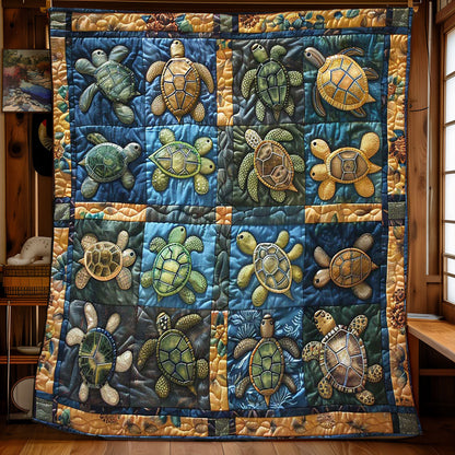 Turtles' Tranquil Haven WN2408051CL Quilt