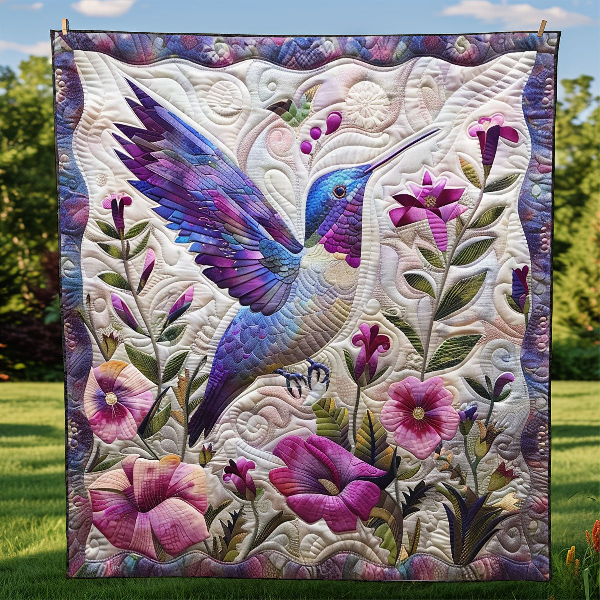 Twinkle Hummingbird WM0909014CL Quilt