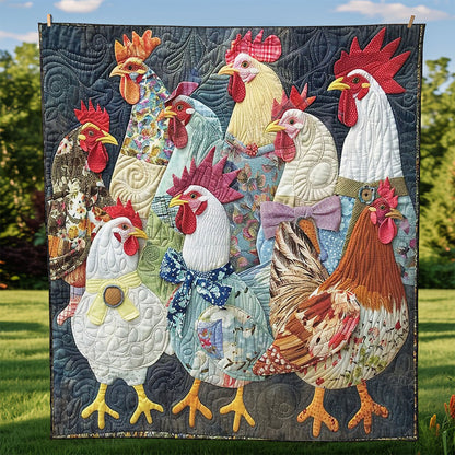 Type Of Chickens WM3008011CL Quilt