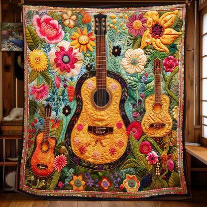 Vibrant Guitar Vibes WN2208129CL Quilt