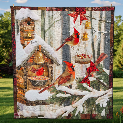 Warming Winter Cardinals WM2308007CL Quilt