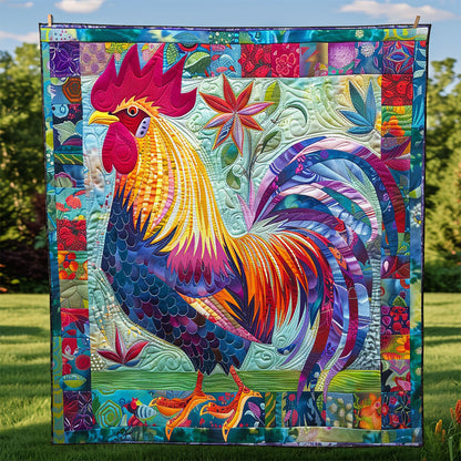 Whimsical Rooster WM2408006CL Quilt