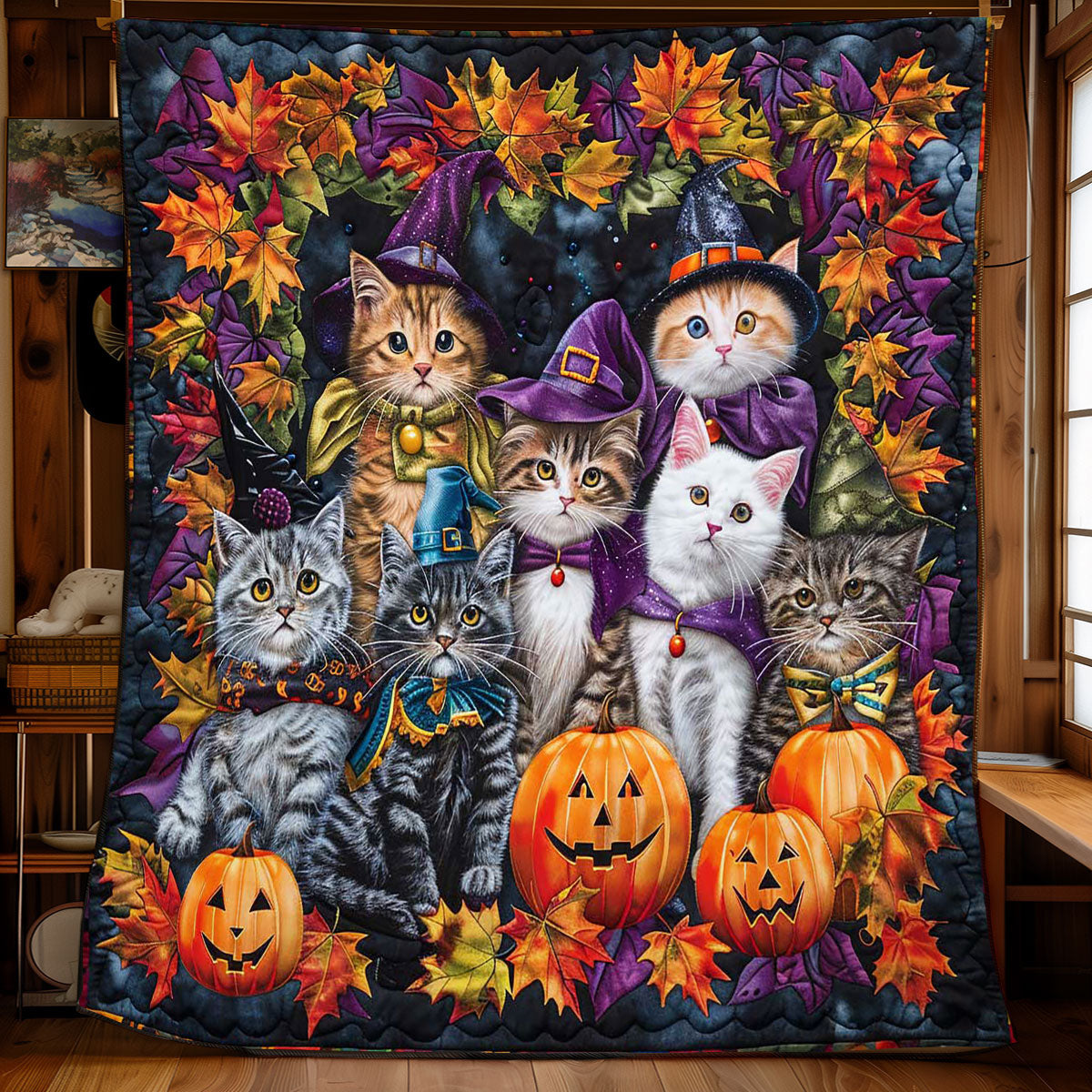 Wicked Cats Costume Party WN2408012CL Quilt