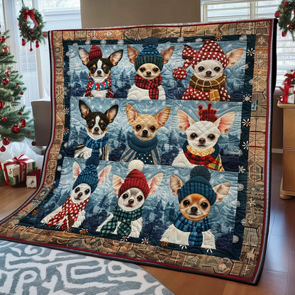 Winter Chihuahua SR1608014CL Quilt