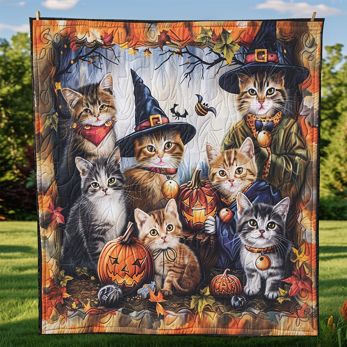 Witch Cats WM2308050CL Quilt