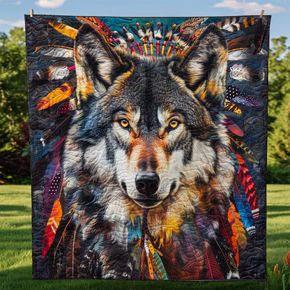 Wolf And Feathers WM2908046CL Quilt