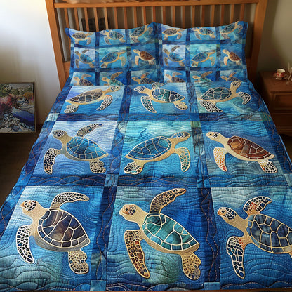 Sunny Sea Turtles XR2308042CL Duvet Cover Set