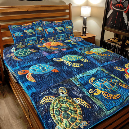 Sea Turtle Haven XR2308041CL Duvet Cover Set