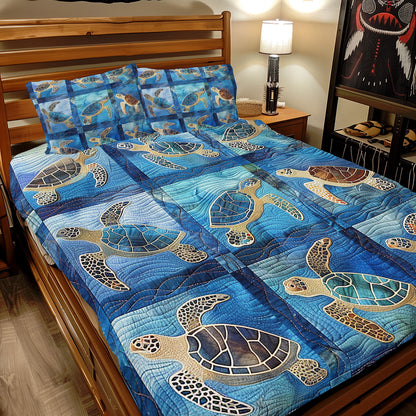 Sunny Sea Turtles XR2308042CL Duvet Cover Set