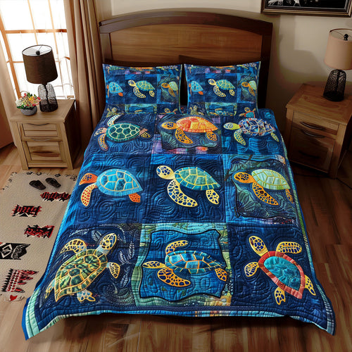 Sea Turtle Haven XR2308041CL Duvet Cover Set