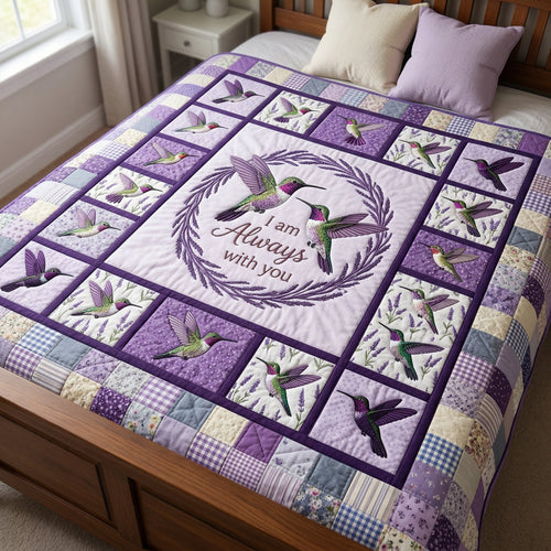 Hummingbird I Am Always With You XR3103002CL Quilt Blanket