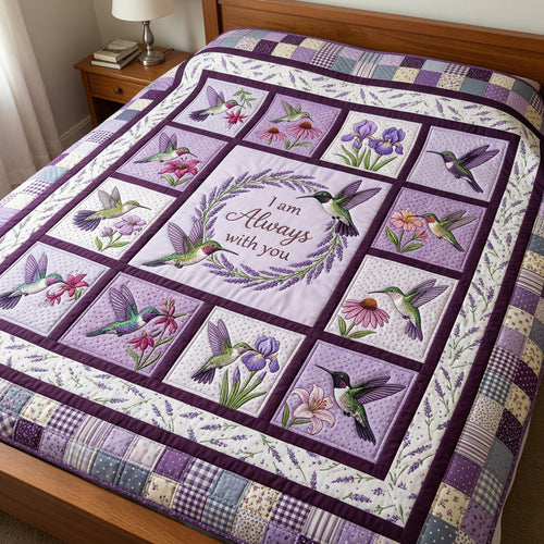 Hummingbird Always With You XR3103003CL Quilt Blanket