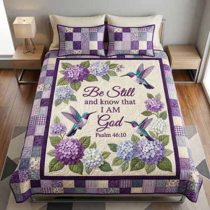 Be Still Hummingbird XR0204009CL Quilt Blanket