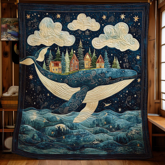 Magic Whale In Cloud WY1001180CL Quilt