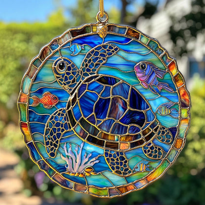 Marine Turtle WX1002103CL Suncatcher