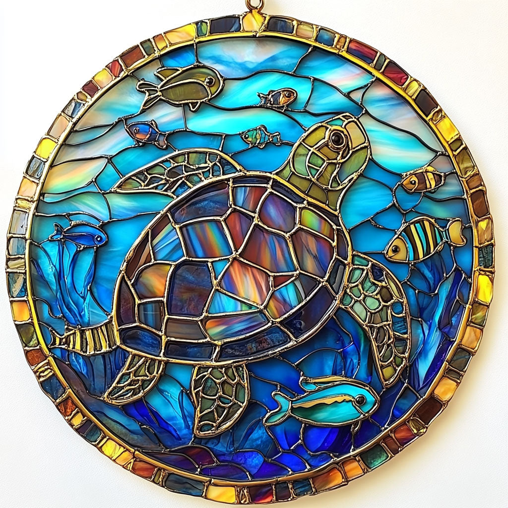 Marine Turtle WX1002104CL Suncatcher