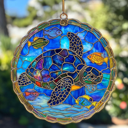 Marine Turtle WX1002105CL Suncatcher
