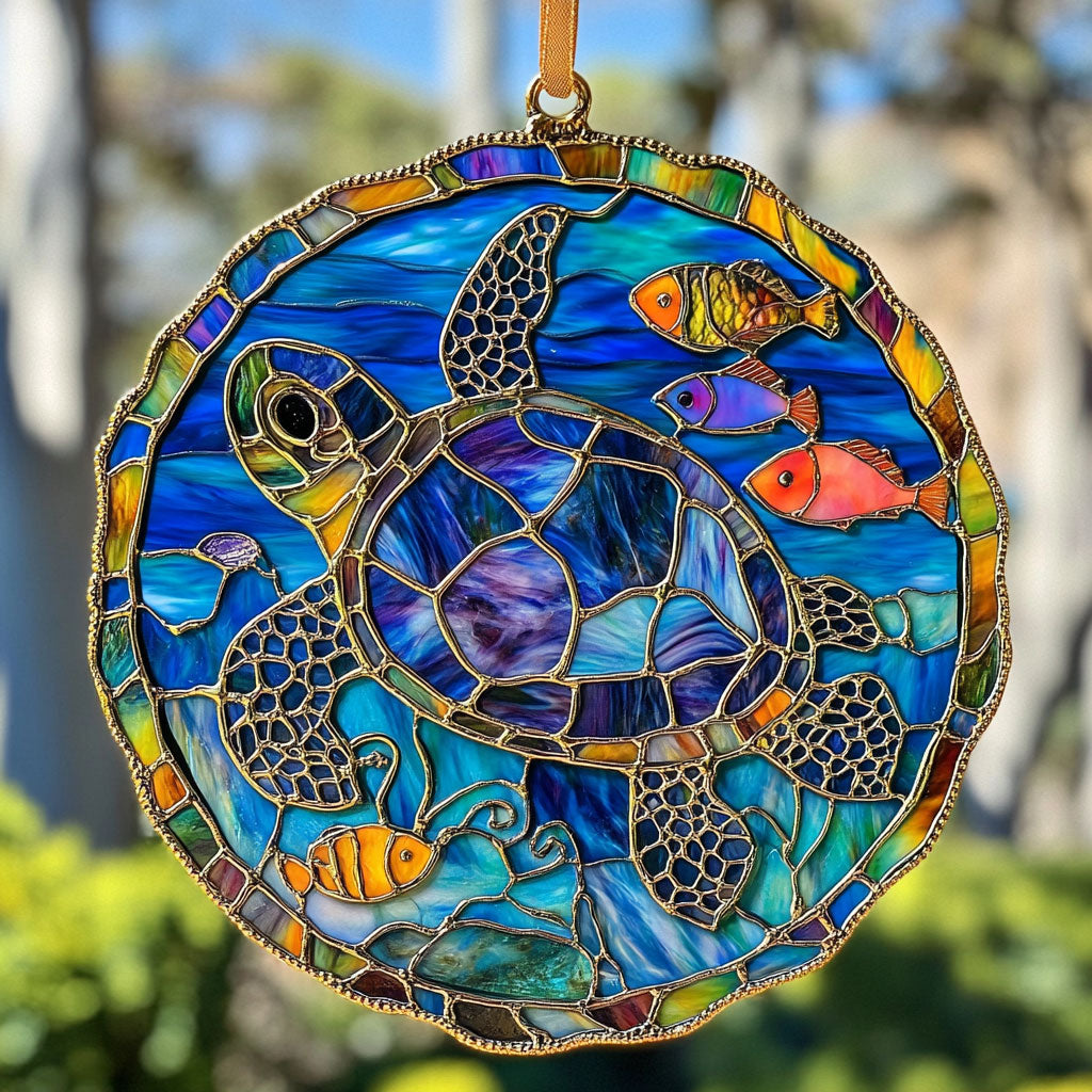 Marine Turtle WX1002106CL Suncatcher