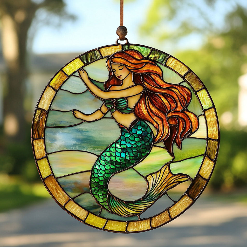 Mermaid WX1801109CL Suncatcher