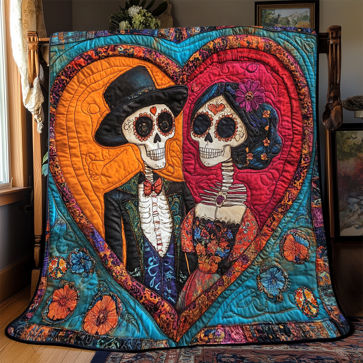 Couple Mexican YR1112040CL Quilt