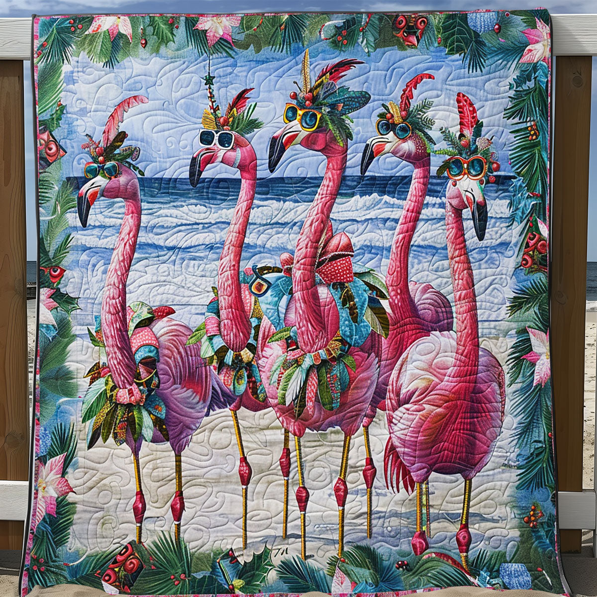 Flamingo Joy SR1008052CL Quilt