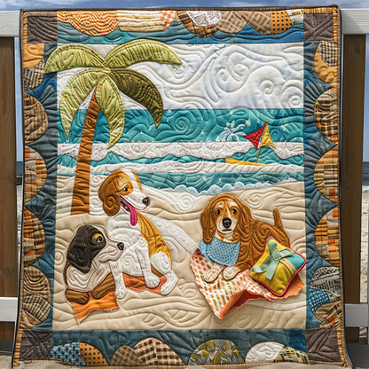 Playful Beagles SR1008053CL Quilt