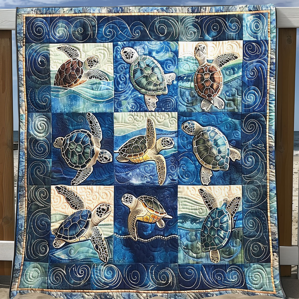 Sea Turtle SR1008018CL Quilt