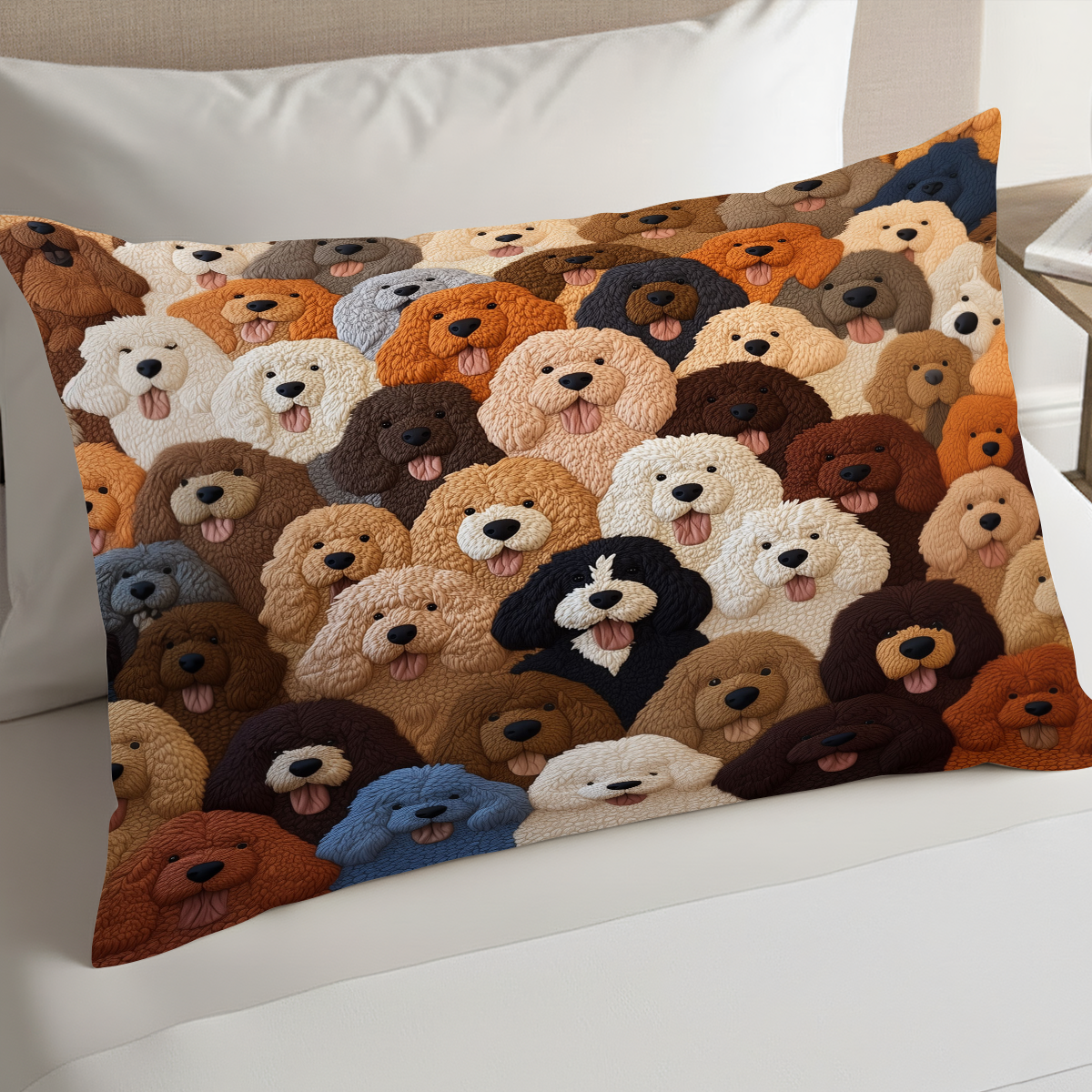 Goldendoodle WJ1003001CL Quilted Bedding Pillow Case